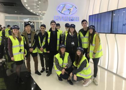 Студенты СПбГМТУ посетили завод Hyundai