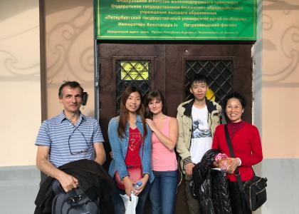Иностранные обучающиеся Центра русского языка посетили Петрозаводский филиал ПГУПС