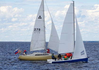 Яхтсмены Корабелки приняли участие в гонке на Кубок яхт-клуба «Балтиец»