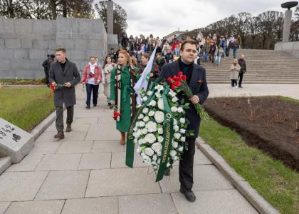 Политех присоединился к акции памяти на Пискарёвском мемориале
