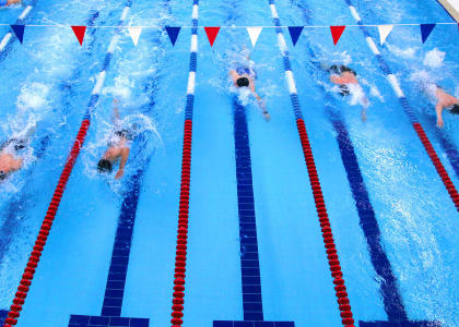 Соревнования по плаванию в ПГУПС
