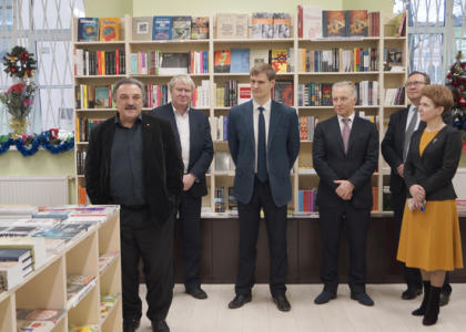 Торжественная церемония открытия книжного магазина Герценовского университета «Пеликан».