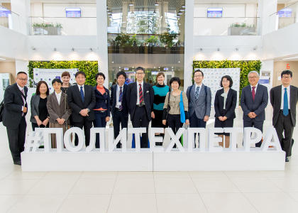 Делегация из Японии посетила СПбПУ в годовщину открытия центра «Kawasaki — Политех»